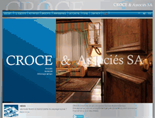 Tablet Screenshot of croce-associes.ch